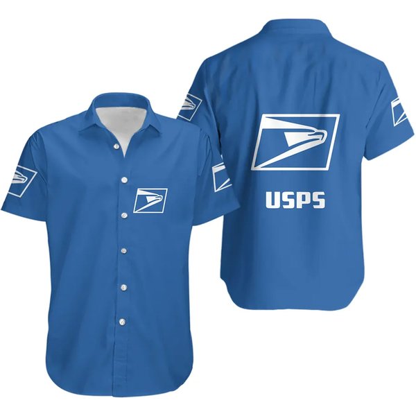 Postal Worker Shirt, Shirt With Postal Worker Logo Hawaii Shirt-image
