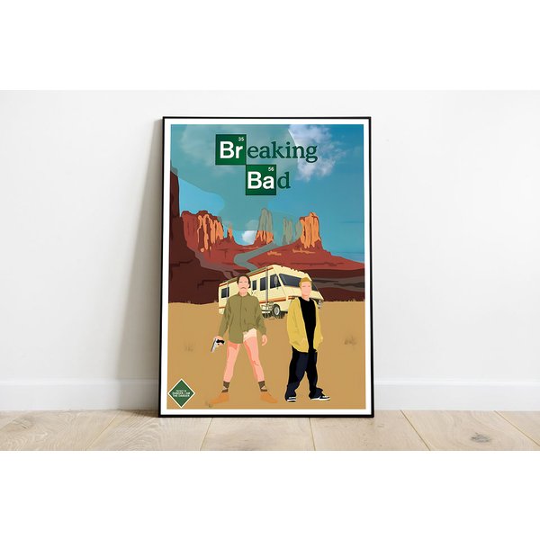 Breaking Bad Poster / Breaking Bad Series Poster-image