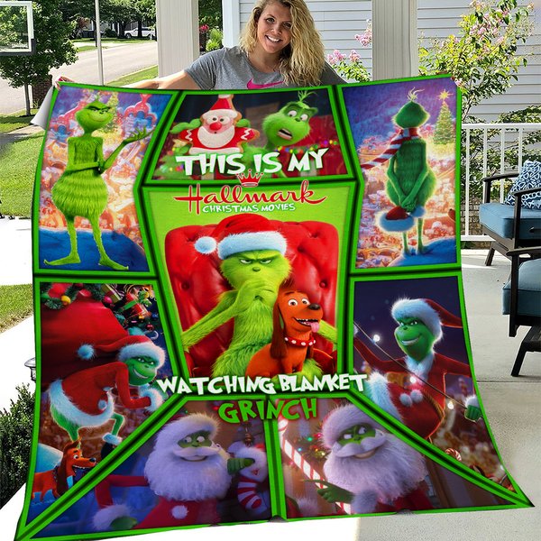 Personalized Funny Character Blanket, Funny Character Christmas Fleece Blanket-image