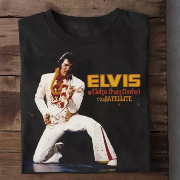 Rare Elvis Presley Aloha From Hawaii Gift For Fan Shirt-image