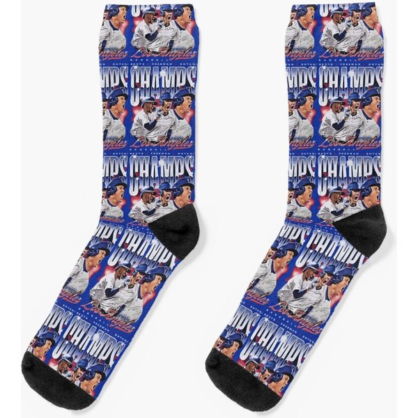 Freddie Freeman And Shohei Ohtani And Mookie Betts Are The Champs Socks-image