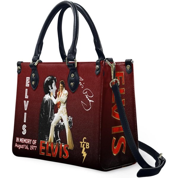 Elvis Presley Leather Handbag, In Memories Of Bag