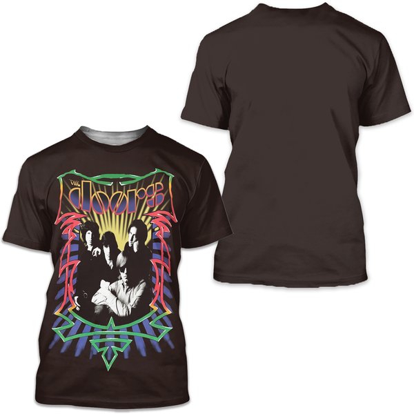 Rare The Doors T-Shirt Unisex Short Sleeve T-Shirt All Sizes S-5Xl-image