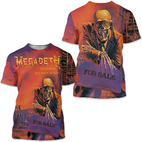 Peace Sells But Who’S Buying For Sale Album 3D Print Unisex T-Shirt-image