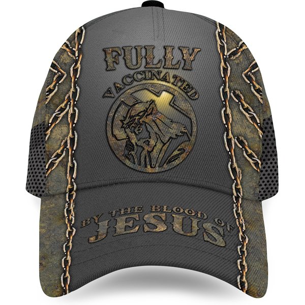 Fully Vaccinated By The Blood Of Jesus Classic Baseball Cap-image