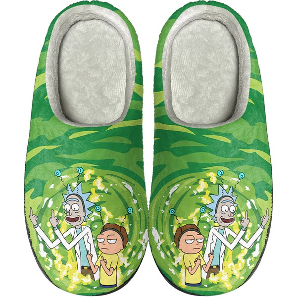 Rick And Rickandmorty Cozy Winter Slippers, Rick And Rickandmorty Winter Shoes-image