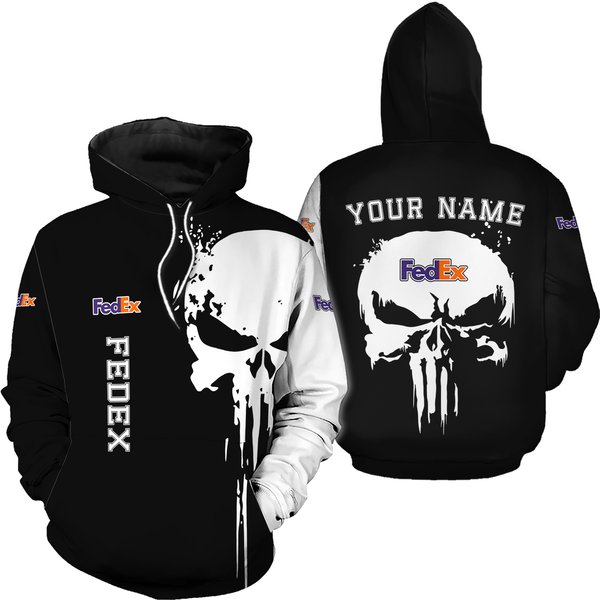 Personalized Name Fedex Purple Custom Full Print 3D Hoodie-image