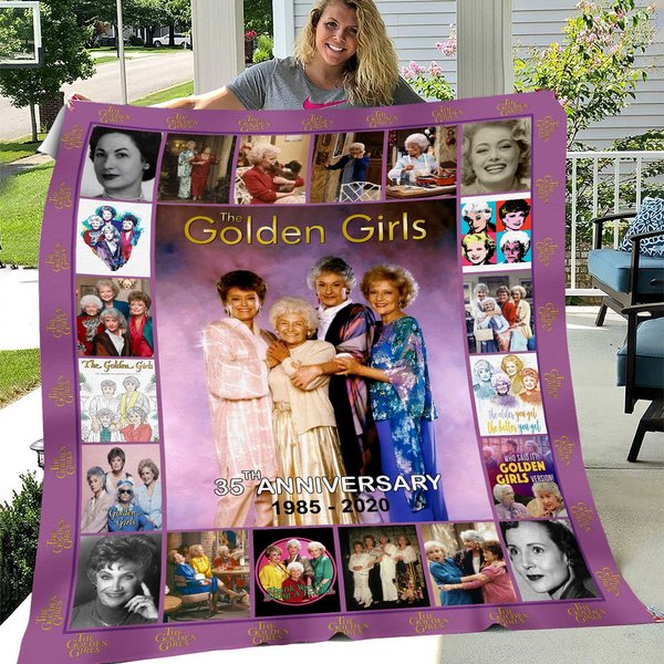 The Golden Girl Blanket, The Stay Golden Tv Series Fleece Blanket-image