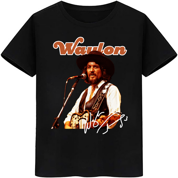 Vintage Music Waylon Jennings T Shirt-image