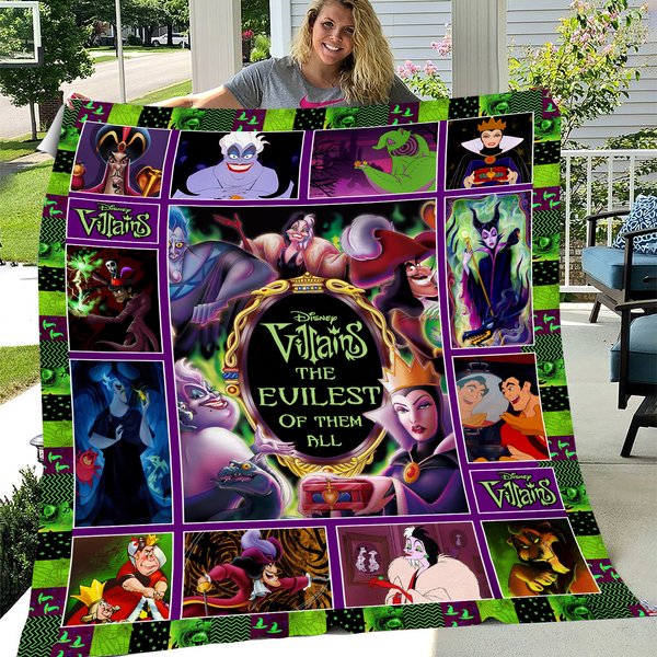 Villains Fleece Blanket, Villain Halloween Fleece Blanket-image