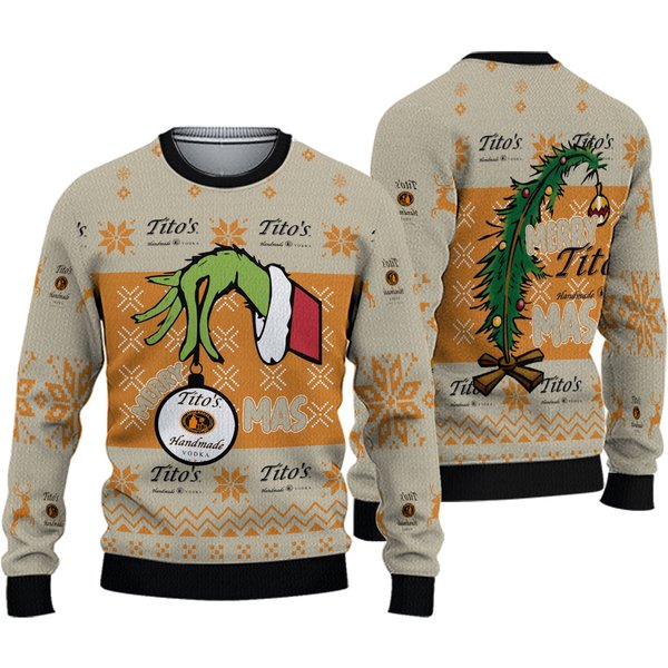 Tito's Handmade Ugly Christmas Sweater, Tito Handmade Ugly Sweater