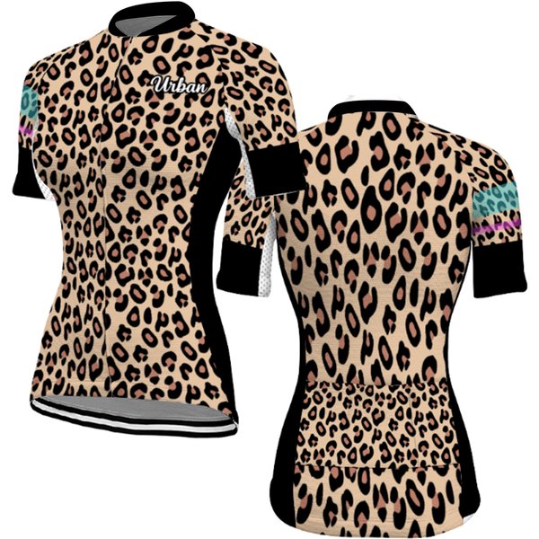 Women's Leopard Cycling Jersey