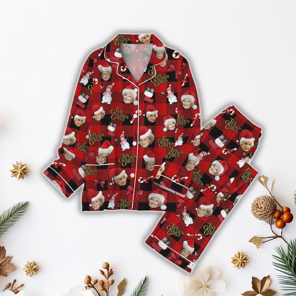 The Stay Golden Pajamas Set, Stay Golden Christmas Pajamas-image