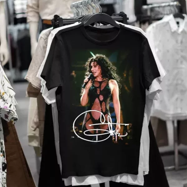 Cher Album Gift For Fans Classic Short Sleeve Unisex T-Shirt-image
