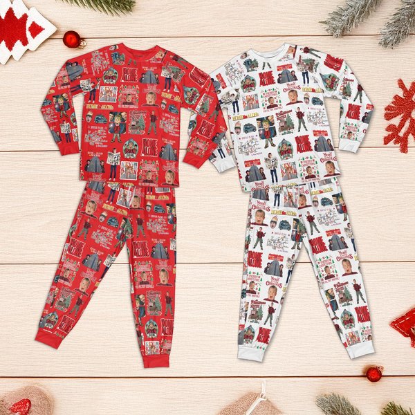 Home Alone Movie Family Matching Christmas Pajamas