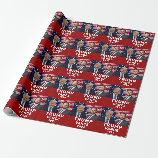 Trump Vance 2024 Wrapping Paper