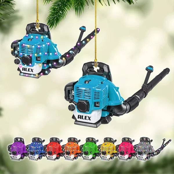 Custom Leaf Blower Christmas Ornament 2024 Leaf Blowers Ornament For Christmas-image