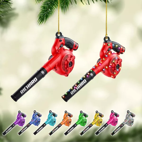 Custom Leaf Blower Christmas Ornament 2024 Leaf Blowers Ornament For Christmas Decor-image