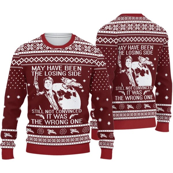 Firefly Symbol Christmas Ugly Christmas 3D Sweater-image