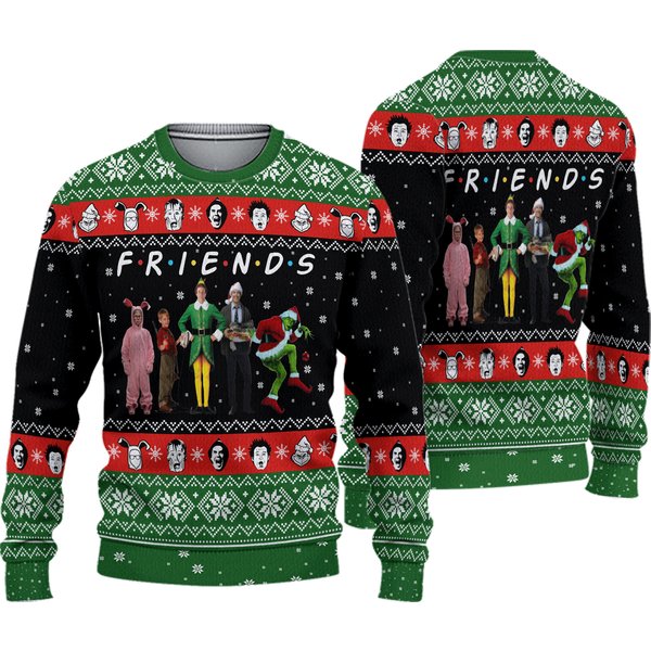 Christmas Friends Sweater, Buddy Christmas Sweater, Elf Sweater-image
