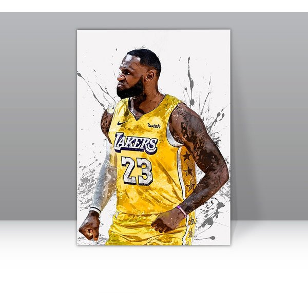 Lebron James Poster, Home Decor, Christmas Gift-image