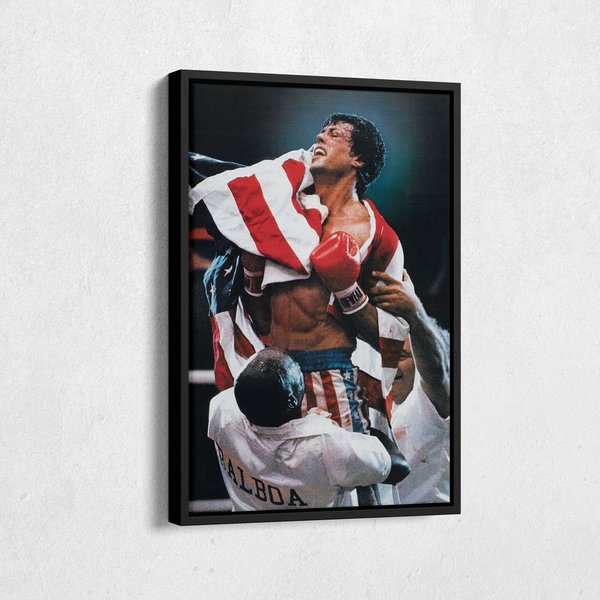 Rocky Balboa Poster Celebrating Boxing Poster Wall Art Home Decor-image