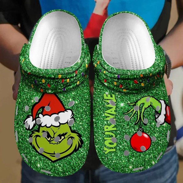 Custom Funny Character Christmas Classic Clog Shoes 3, Clogs Shoes-image