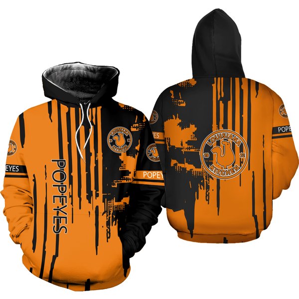Popeyes Hoodie, Fast Food 3d Printed Hoodie