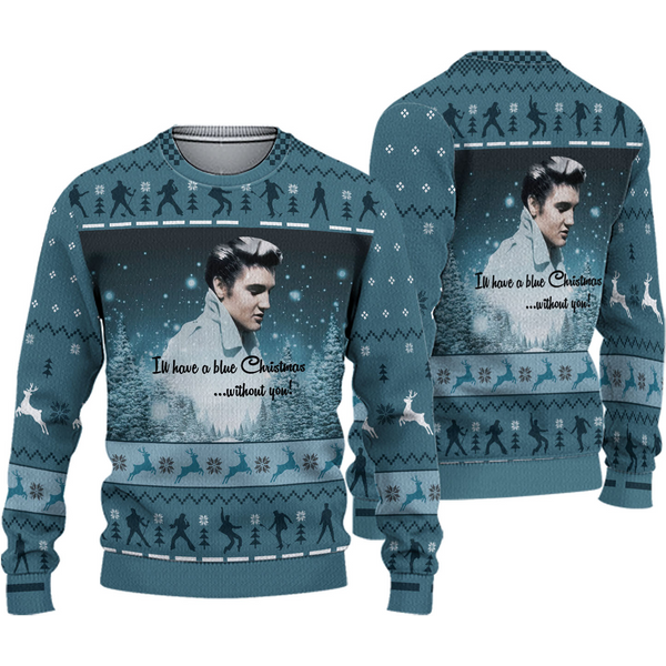 Elvis Presley Christmas Ugly Sweater-image