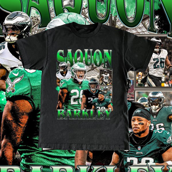 Vintage Saquon Barkley Shirt - Football T Shirt-image