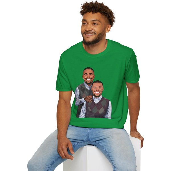 Jalen Hurts X Saquon Barkley Step Brothers T Shirt-image