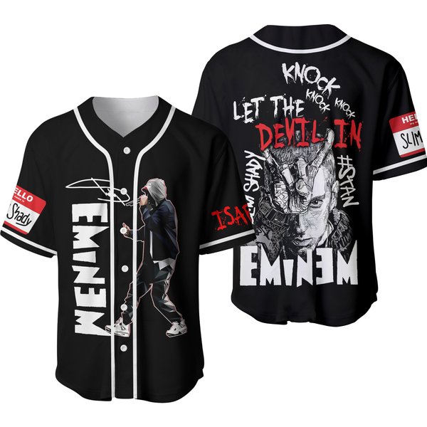 Eminem, Let The Devil In Baseball Jersey-image