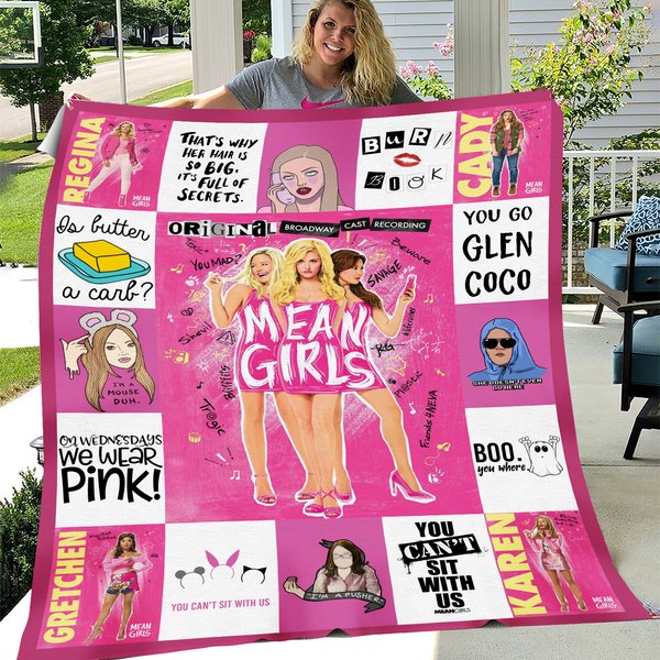 Mean Girls Blanket, Mean Girls Fleece Blanket-image