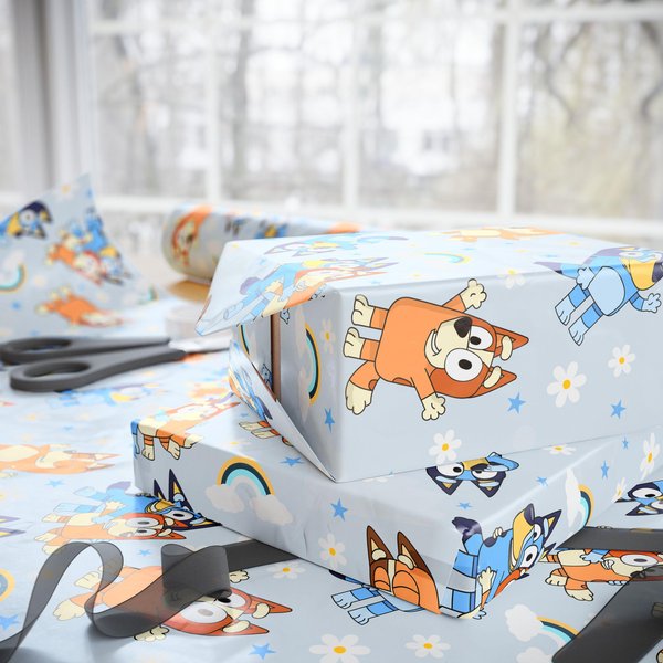 Blueydad Birthday Wrapping Paper | Holiday Gift Wrap-image