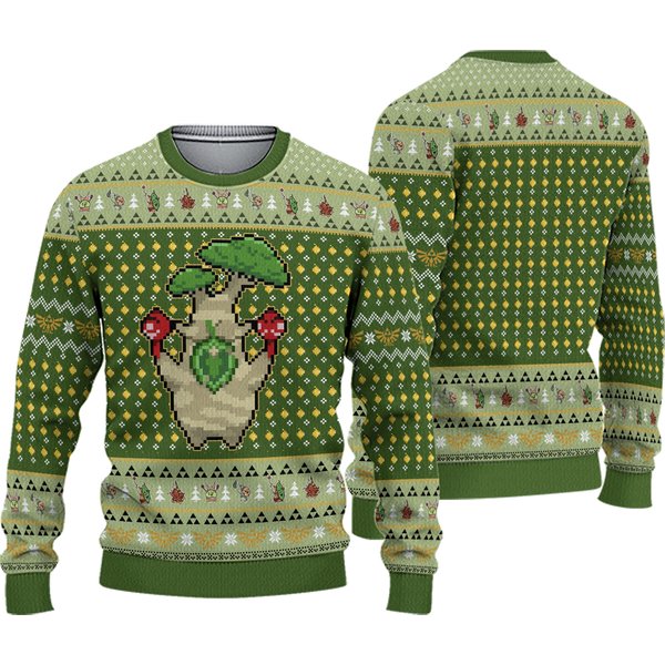 Zelda Korok Ugly Sweater Christmas | Legend Of Zelda Tears Of The Kingdom-image