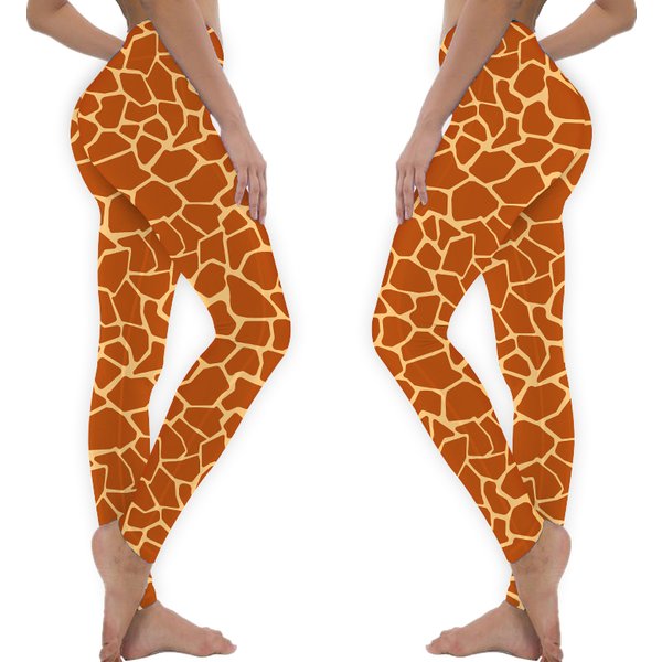 Giraffe Print Leggings-image