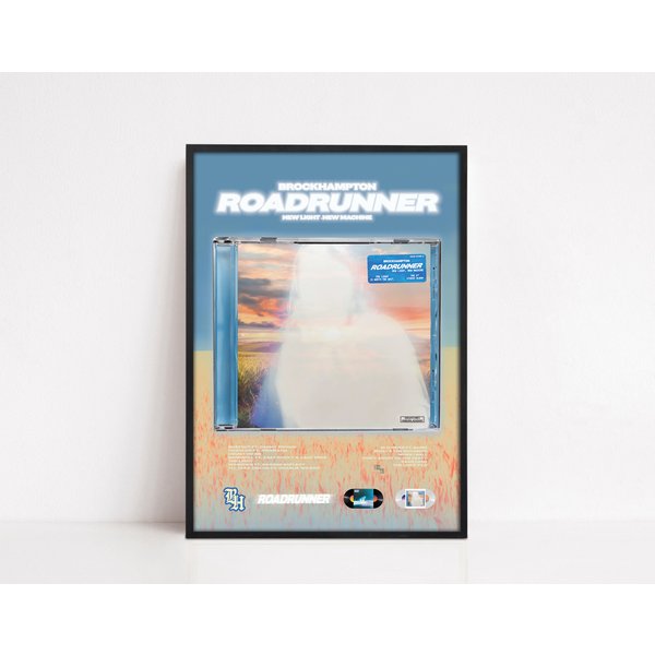 Brockhampton Roadrunner Album Poster-image