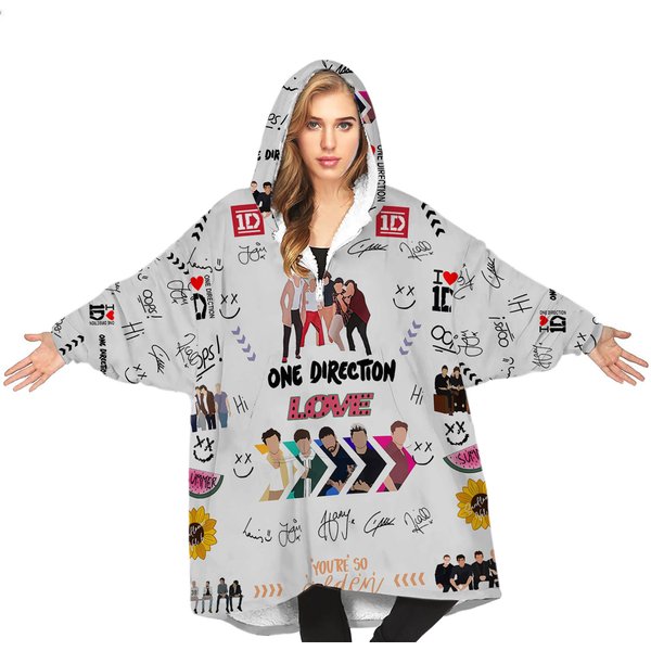 1D Blanket Hoodies, Gifts For Her-image