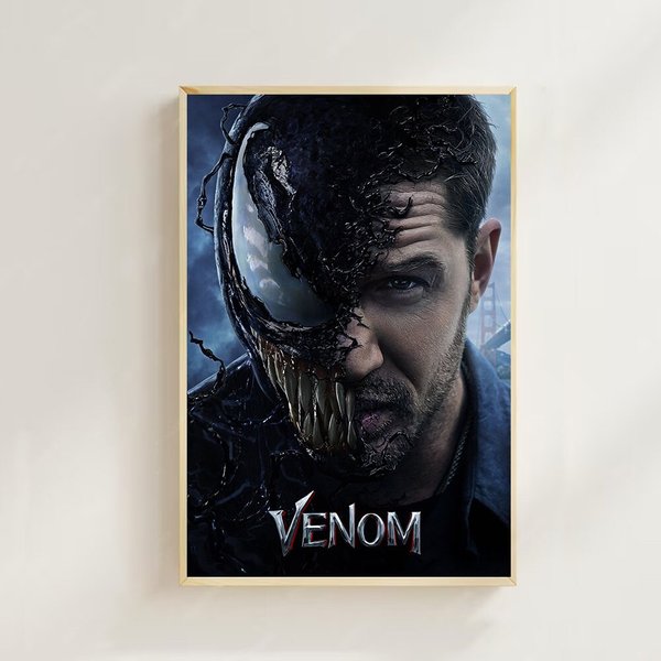 Venom (2018)--Movie Poster(Regular Style) Art Prints,Home Decor,Vintage Movie Poster-image