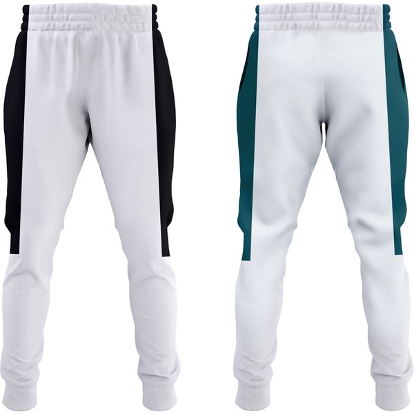 Philadelphia Fan Football Joggers - 2023 Team Colors - Men's White Jogger Pants-image