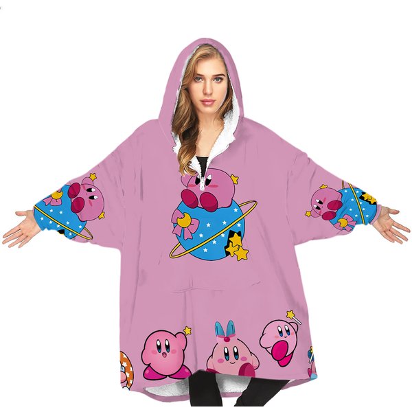 Kirby Hoodie Blanket-image