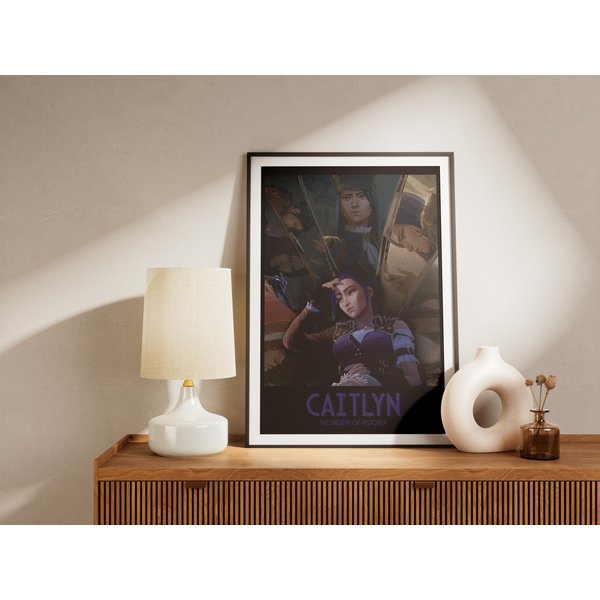 Arcane Caitlyn Poster | 18X24 Inch | Aesthetic Home Wall Decor Art-image