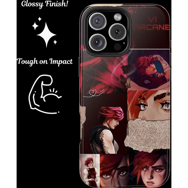Vintage Arcane Iphone Case Vi Anime Phone Case Gift For Him Gift For Her Iphone
