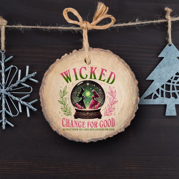 Wicked 2024 Christmas Ornament, Holiday Gift, Ornament Wicked Gift Exchange-image