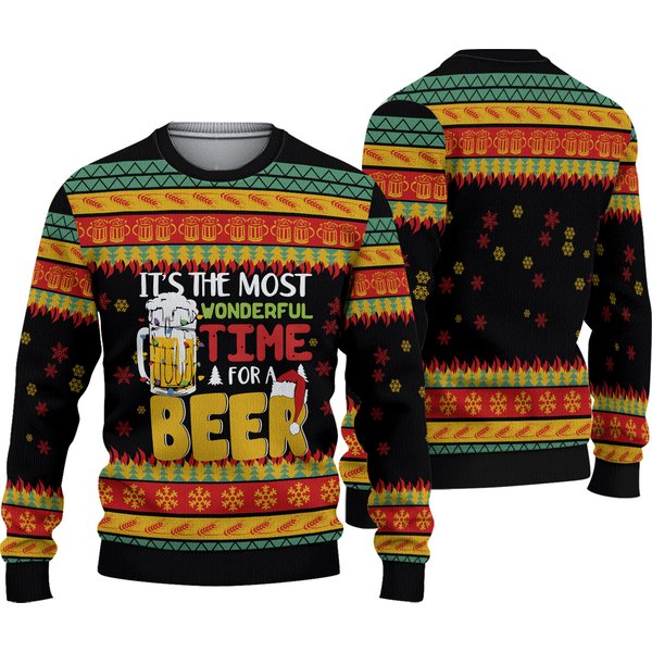 Beer Lovers Ugly Christmas Sweater, Xmas Gifts