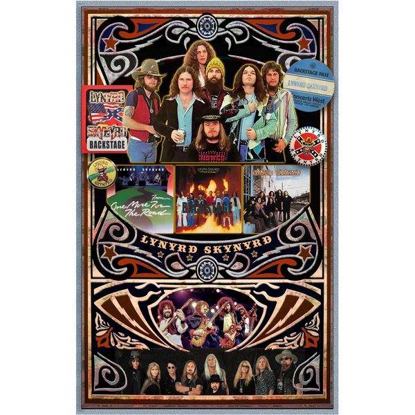 Lynyrd Skynyrd Rock Band Poster-image