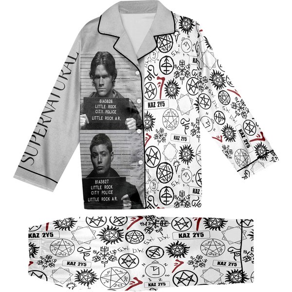 Supernatural Holiday Pajamas Set-image
