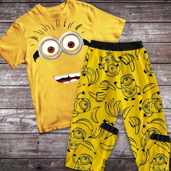 Minions Pajama Set, Personalized Family Christmas Pajamas