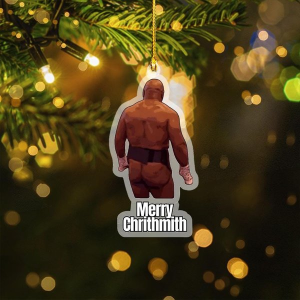 Mike Tyson Boxing Christmas Ornament