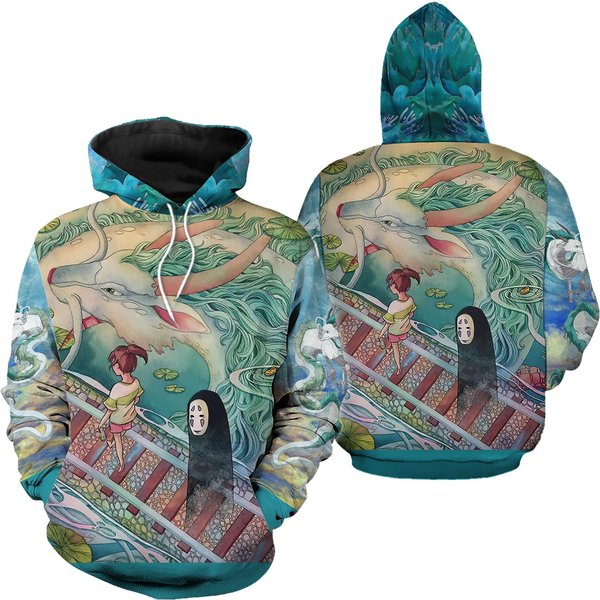 Mythical Spirited Away Ghibli Hoodie 3d All Over Printed Gift For Fans